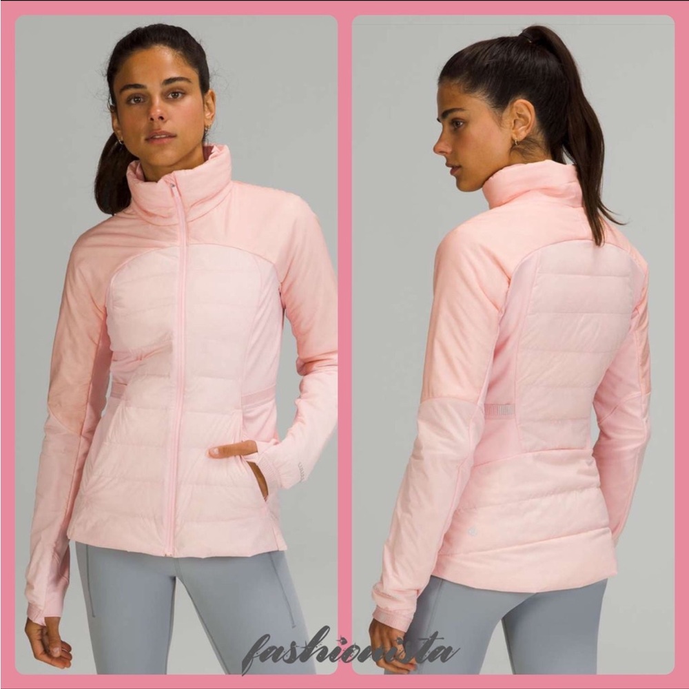 NWT - Lululemon Down For It Jacket Misty Rose sz.6